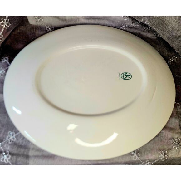 Bavarian LDB Co. Oval Serving Plate, a vintage gem graced - Picture 3 of 3